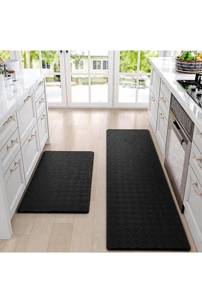 REOCLE Ryukley Anti-Fatigue Kitchen Mat Set - Comfortable Cushioned Foam Wate...