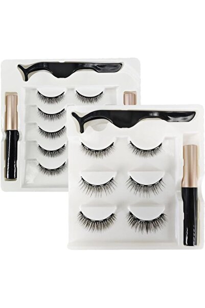 Yelajoy Magnetic Eyelashes With Eyeliner - 3D Reusable Magnetic Eyelashes Kit...