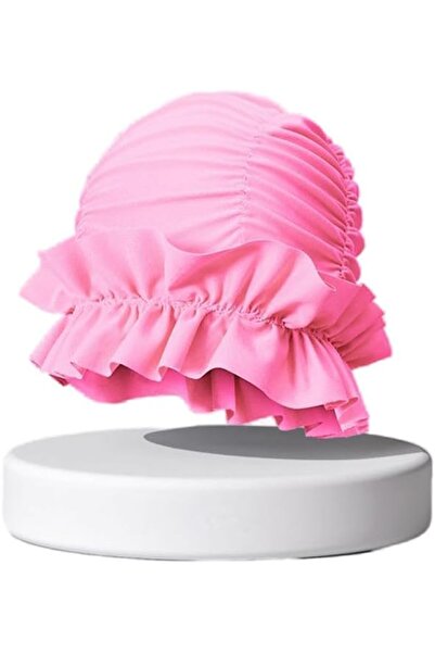 Bukela Fabric Swim Cap Women Adult, Swimming Cap with Ruffled Edges, Nylon El...