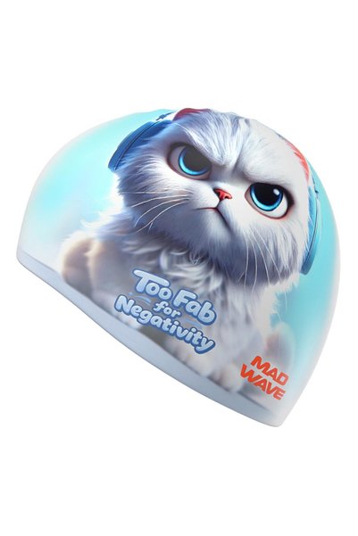 Mad Wave Silicone Bone Too Fab Cat Hq, White