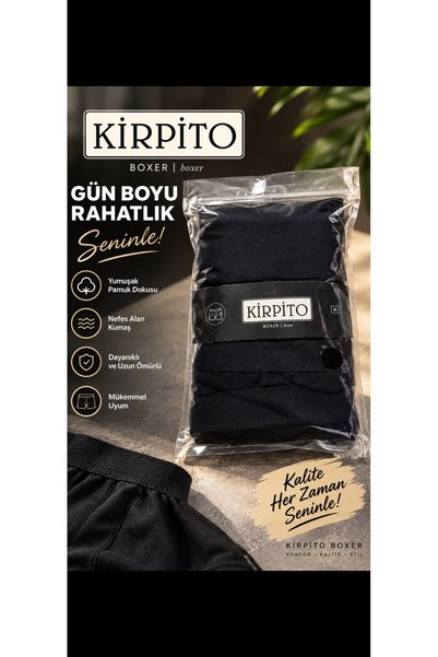 KİRPİTO Pack of 5 Luxury Premium Cotton and Lycra Men's Boxers