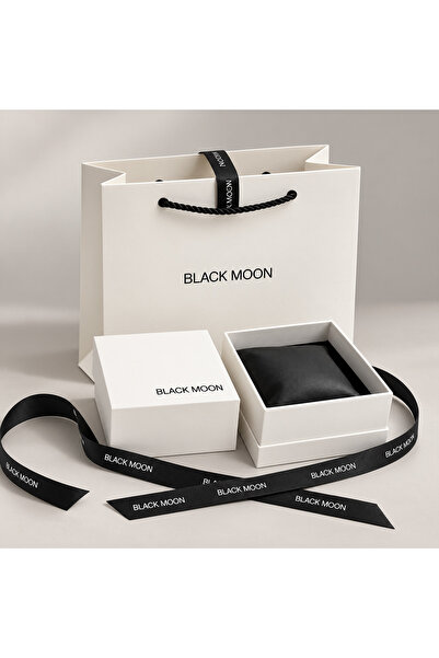 Black Moon ساعة نسائية بحزام فولاذي ذهبي اللون