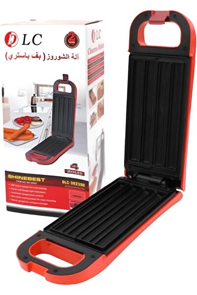 DLC Churros Maker, 4 Holes, Electric Puff Pastry Maker with Non-stick Surface...