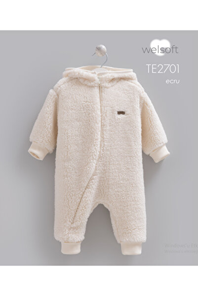 Caramell İncibaby 100% Cotton Hooded Reversible Zippered Soft Lux Baby Boy Ju...