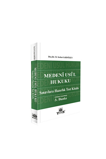 Yetkin Yayınları Medeni Usul Hukuku Sınavlara Hazırlık Test Kitabı