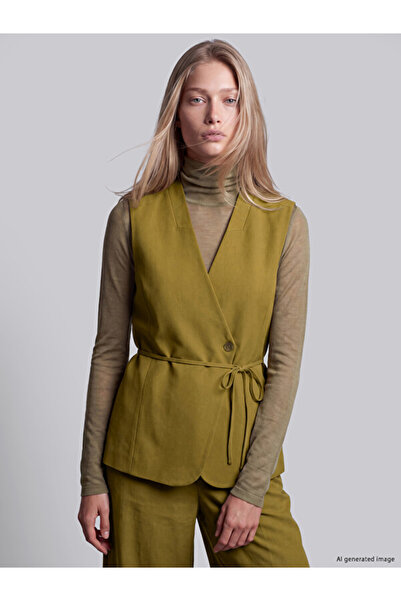 LC Waikiki Quality Pieces from Çelebi Store Double Breasted Roba Collar Women...
