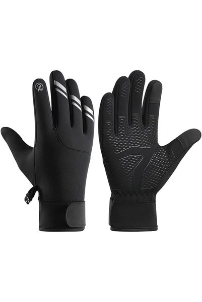 KASTWAVE Men's Winter Running Gloves - Warm Waterproof Touchscreen Gloves wit...