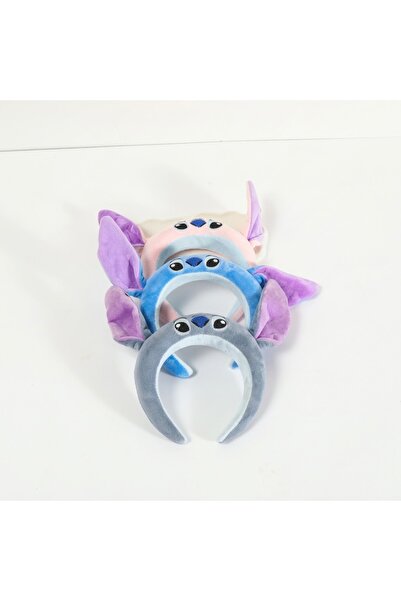 KAZUKO Stitch Plush Fur Hairband for Makeup and Washing Face - Cute Stuffed S...