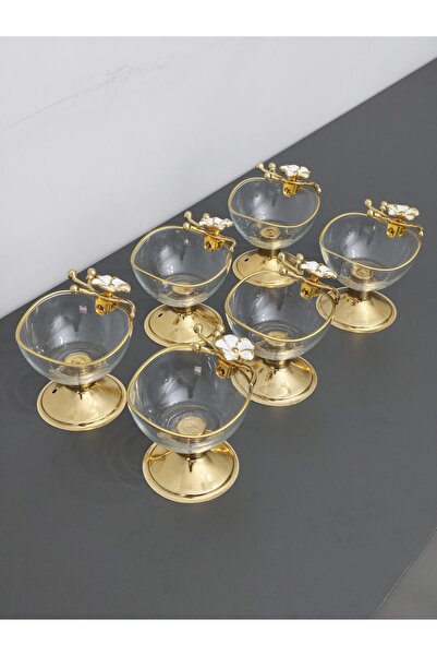PARILTI HOME COLLECTİON Σετ 6 στρογγυλών κυματιστών και διαμορφωμένων μπολ, Μ...