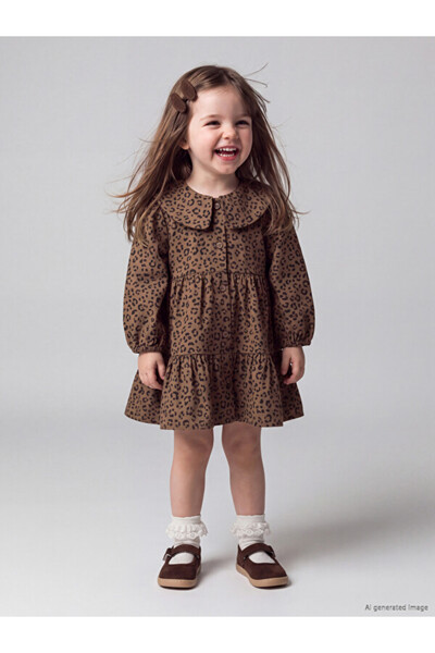 LC Waikiki Timeless Clothing & Timeless Choices Bebe Roba Collar Leopard Embr...