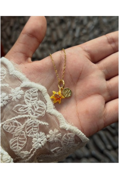 ArtBDesign Rapunzel Charm Çelik Kolye
