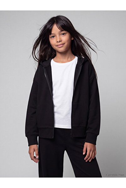 LC Waikiki Timeless Clothing & Timeless Choices Hooded Girls' Soft Touch Zipp...