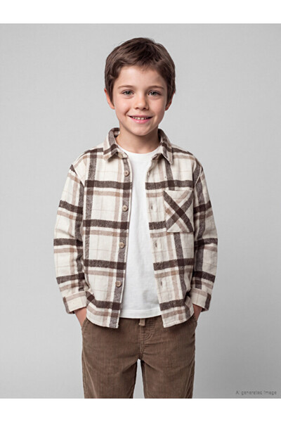 LC Waikiki Timeless Clothing & Timeless Choices Checkered Embroidered Gabardi...