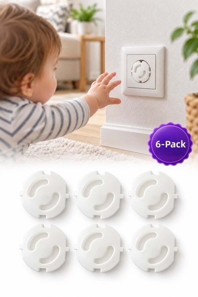 omilife Capac de protecție pentru priză cu 6 orificii, Capac de siguranță pen...
