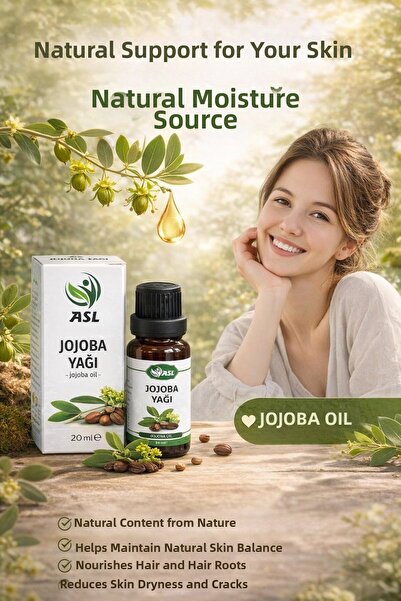 Generic Brand زيت الجوجوبا الطبيعي النقي 100% 20 مل - زيت موازن لدهون البشرة،...