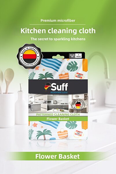 Suff Blumenkorb Mikrofiber Water Absorbent Decorative Cleaning Cloth 40X40 cm...