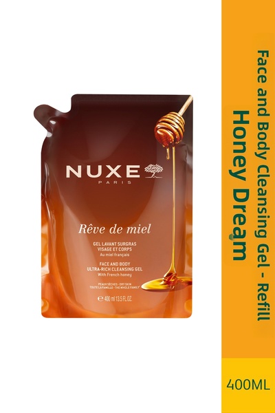 Nuxe Reve De Miel Face and Body Cleansing Gel (Eco & Refill) 400 ml