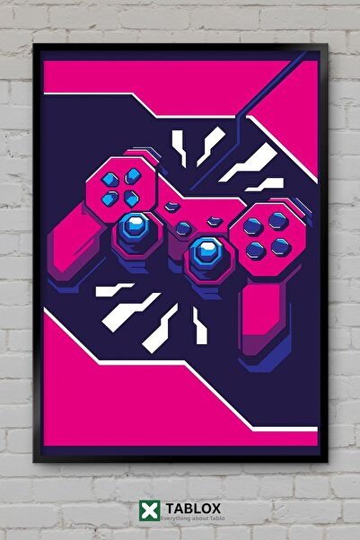 TABLOX Gamer Room Oyuncu Odası Gaming Poster de perete cu neon, pictură decor...