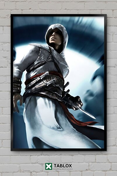 TABLOX Αφίσα χαρακτήρων βιντεοπαιχνιδιών Altair Assassins Creed, διακοσμητικό...