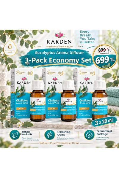 Karden Eucalyptus Oil 20 ml – Natural Care with a Refreshing Aroma for Daily ...