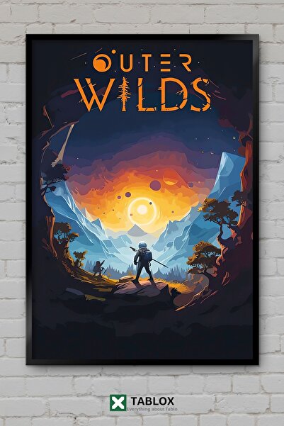 TABLOX Διακοσμητικός πίνακας MDF με θέμα το Outer Wilds Game Space Exploratio...