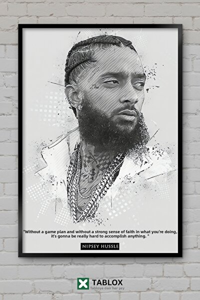 TABLOX Απόφθεγμα του Nipsey Hussle, Ράπερ, Χιπ Χοπ, Αφίσα με απόφθεγμα, Διακο...
