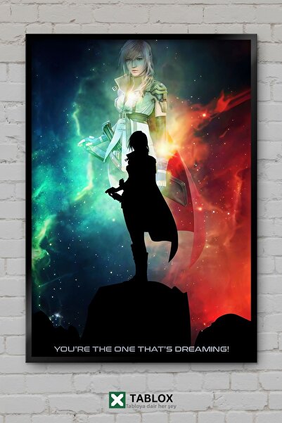 TABLOX Lightning Lightning Nature Art Αφίσα Διακόσμησης Πλαίσιο με εμφάνιση δ...