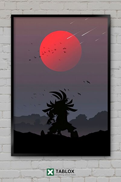 TABLOX Breath Of The Wild Zelda Game Poster fantastic, tablou decorativ înrăm...