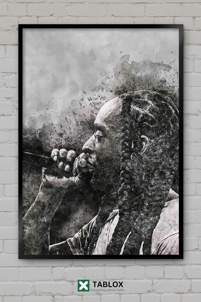 TABLOX Ty Dolla Sign Ράπερ Τραγουδιστής Μουσικός Πλαίσιο Τραγουδιού με Εμφάνι...