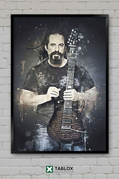 TABLOX Джон Петручи китарист от Dream Theater, рамкирана декоративна картина ...