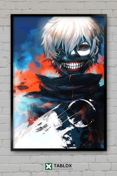 TABLOX Tokyo Ghoul Anime Manga Αφίσα με χαρακτήρες και σκηνικά, Διακοσμητικός...
