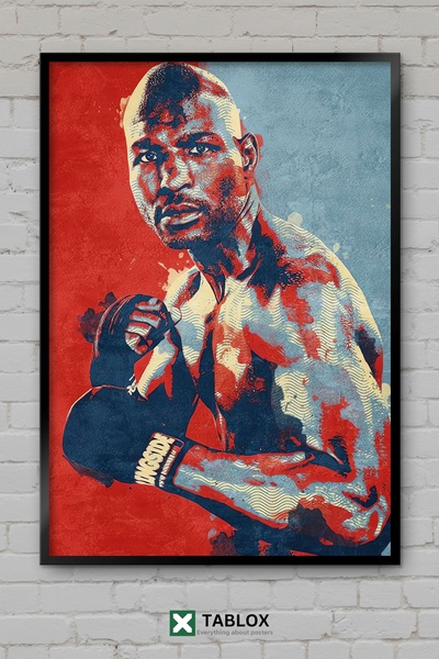 TABLOX Bernard Hopkins Bocker Boxer Champion Αφίσα με εμφάνιση πλαισίου Διακο...