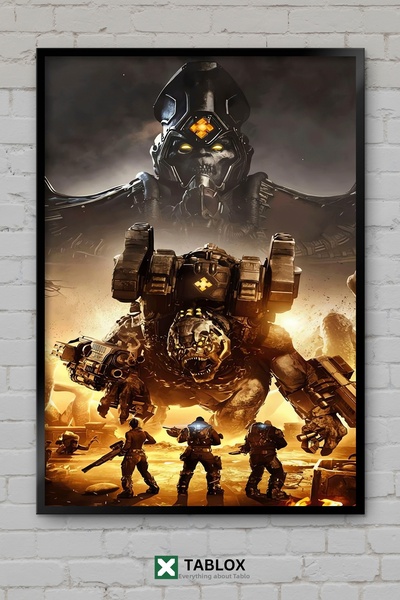 TABLOX Gears Of War 5 Game Action Shooter Αφίσα με εμφάνιση πλαισίου, Διακοσμ...