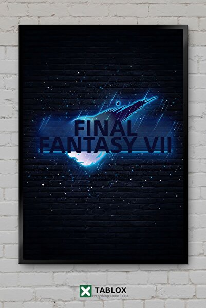 TABLOX Final Fantasy Vii Βιντεοπαιχνίδια Rpg Φανταστική αφίσα με διακοσμητικό...