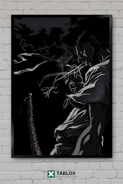 TABLOX Afro Samurai Anime Manga Samurai Poster de acțiune japoneză cu aspect ...
