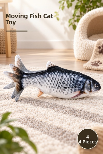 Yenilig 4 Moving Fish Cat Toys
