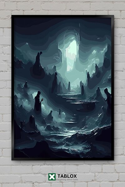 TABLOX Mitologia greacă Hades, Zeul morților, poster de joc, tablou decorativ...