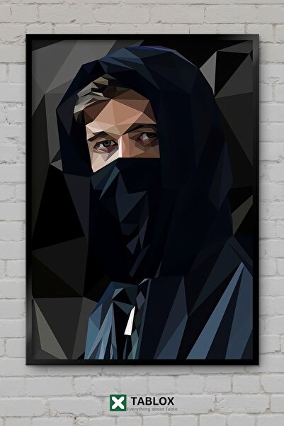 TABLOX Alan Walker Dj Παραγωγός ηλεκτρονικής μουσικής Πορτρέτο με πλαίσιο Δια...