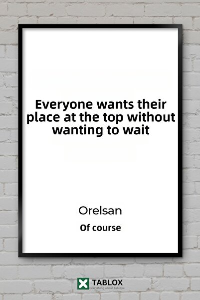 TABLOX Orelsan Civilisation Perdue Ράπερ Γαλλική Μουσική Διακοσμητικός πίνακα...