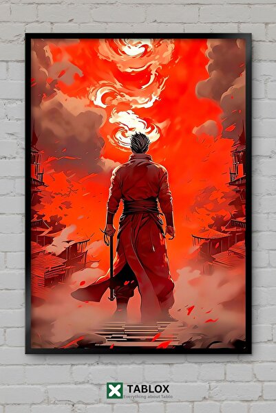 TABLOX Poster de acțiune Sekiro Game Samurai Souls cu aspect de cadru, tablou...