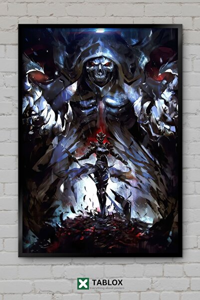 TABLOX Overlord Άνιμε Μάνγκα Έινζ Σκελετός Ιαπωνικό Ισεκάι Διακοσμητικός Πίνα...