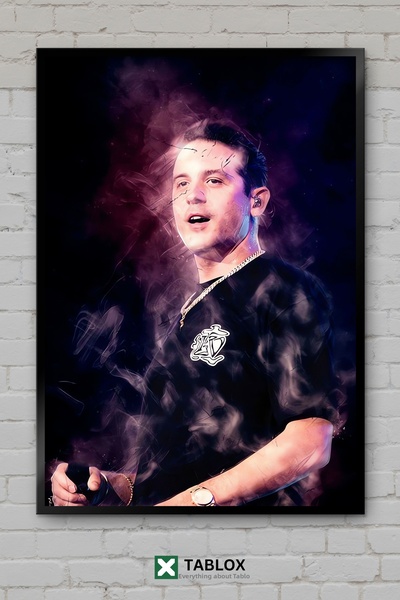 TABLOX G Eazy Rapper Rapper Muzică hip hop Portret Poster de perete Tablou de...