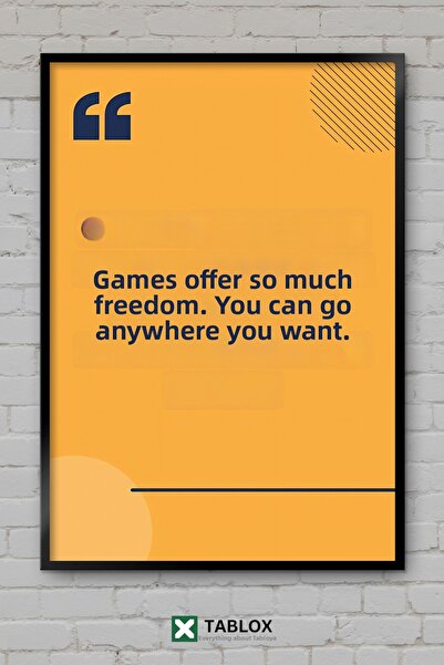 TABLOX Citate pentru gameri Citate de jucători Poster motivațional Aspect cu ...