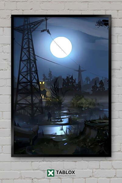 TABLOX Stalker Game Horror Science Fiction Ρωσία Διακοσμητικός πίνακας MDF με...