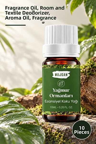 Yenilig 10 قطع من زيت عطر موغجان يا غرين فورست - زيت عطري، معطر للغرف والمنسو...