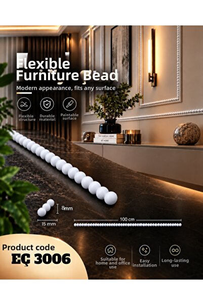 POLYESTERHOBİ Flexible Fence, Flexible Bead Model Furniture and Wall Fence Eç...