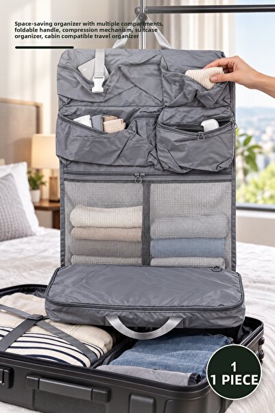 Yenilig 1 Piece Travel Bag – Space-Saving Organizer with Multiple Compartment...