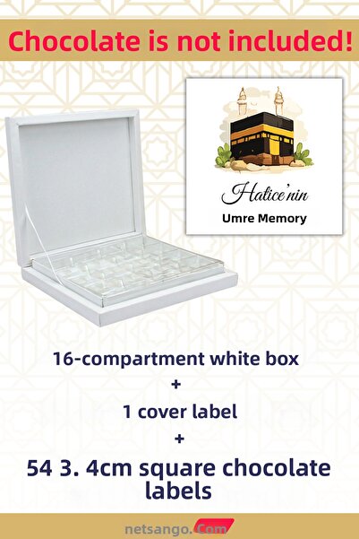 Netsan Etiket Umrah Souvenir Sticker Set