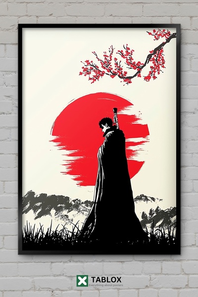 tablomaxtbx Berserk Guts Anime Manga Dark Fantastic Japanese Frame Look Decor...