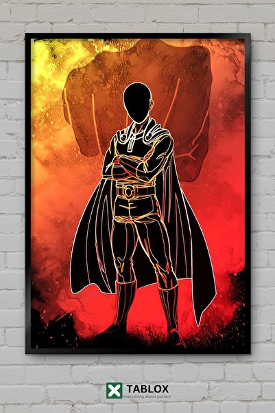 tablomaxtbx Caped Baldy Saitama One Punch Man Anime Manga Frame View Tablo de...